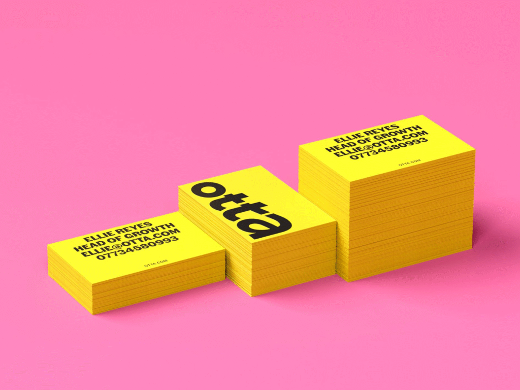 Otta 2 Bold typography for Otta branding project