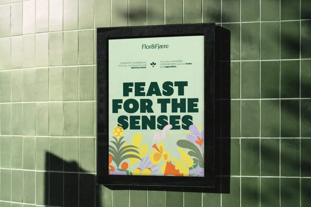 Flor & Fjære branding project by Studio Oker – visual identity and design strategy