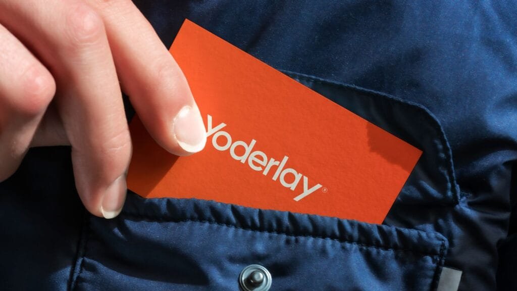 Studio Morfar branding for Yoderlay with bold and approachable design - image 1