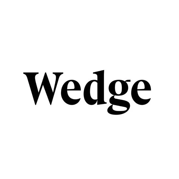 Wedge logo – independent brand and creative studio specializing in strategic narrative and distinctive branding