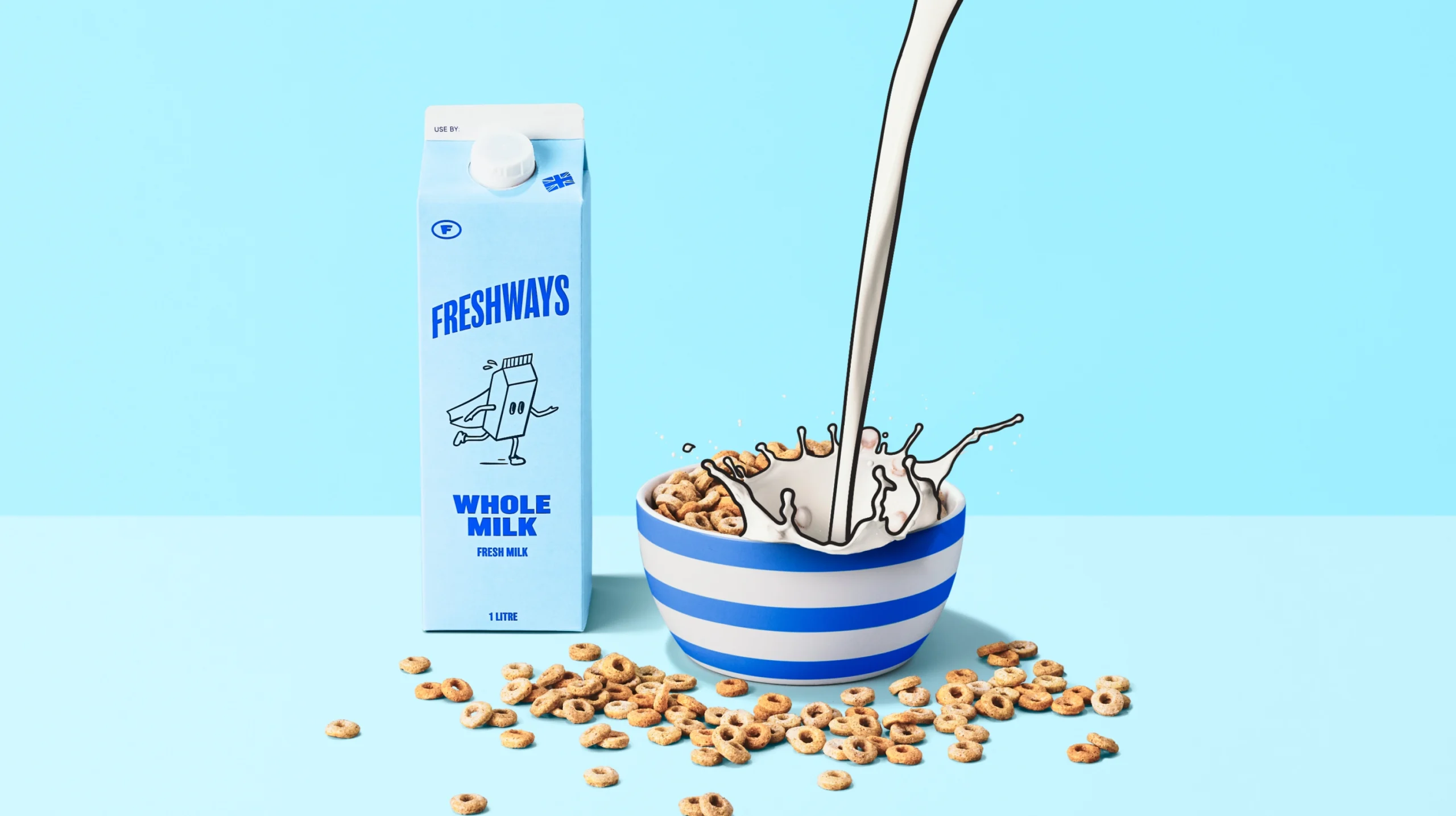 Freshways Milk - Rebranding project by White Bear - Featured image