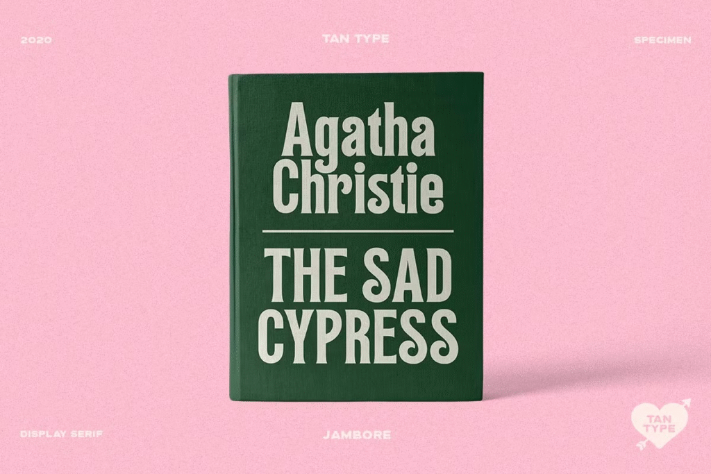 TAN Jambore Font – stylish retro serif for branding projects