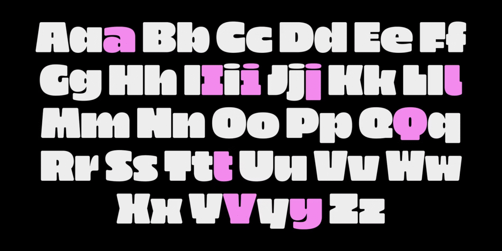 Gelatic font headline text preview.