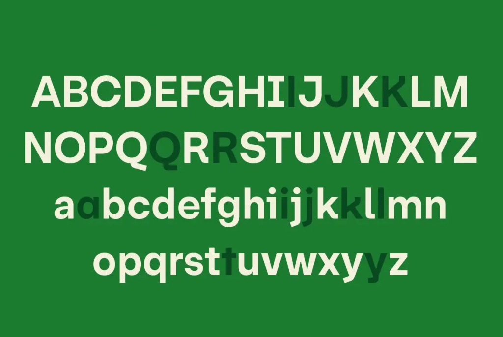 Poster artwork created with Friends typeface.