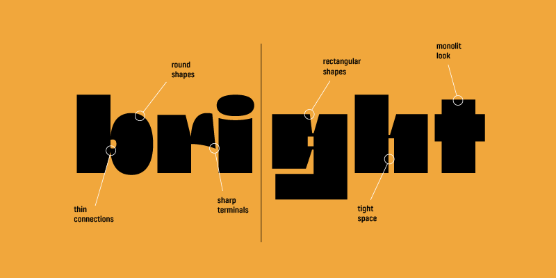 Gismo Semi‑round style applied to a poster design.