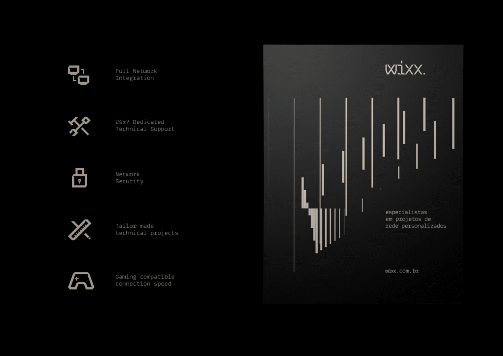 Typeface design showing modern and minimal letter structures.