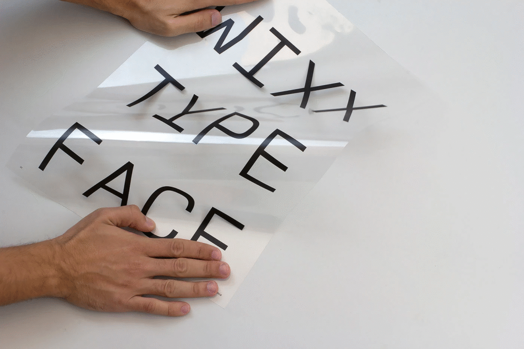 Wixx Telecom custom typeface used in promotional design example - image 1