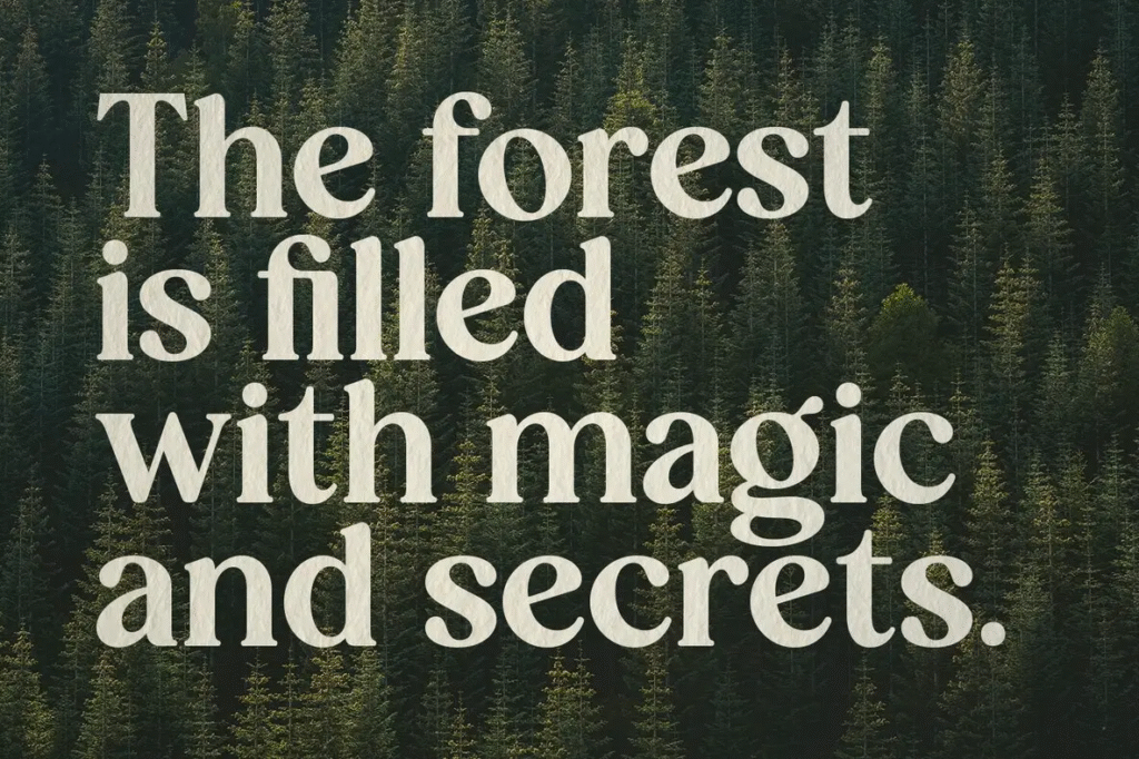 Chunky serif details of Orange Squash typeface.