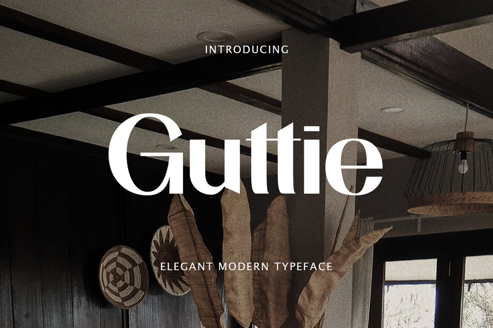 Guttie Elegant Modern Typeface – elegant modern serif font for luxury branding