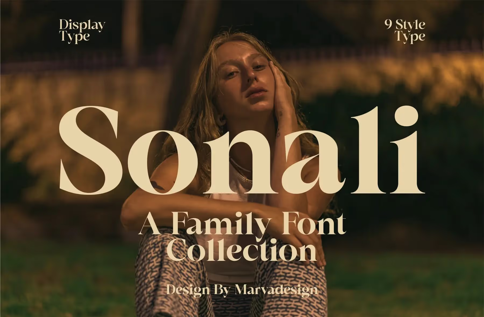 Sonali Font – modern serif typeface for stylish branding and logos