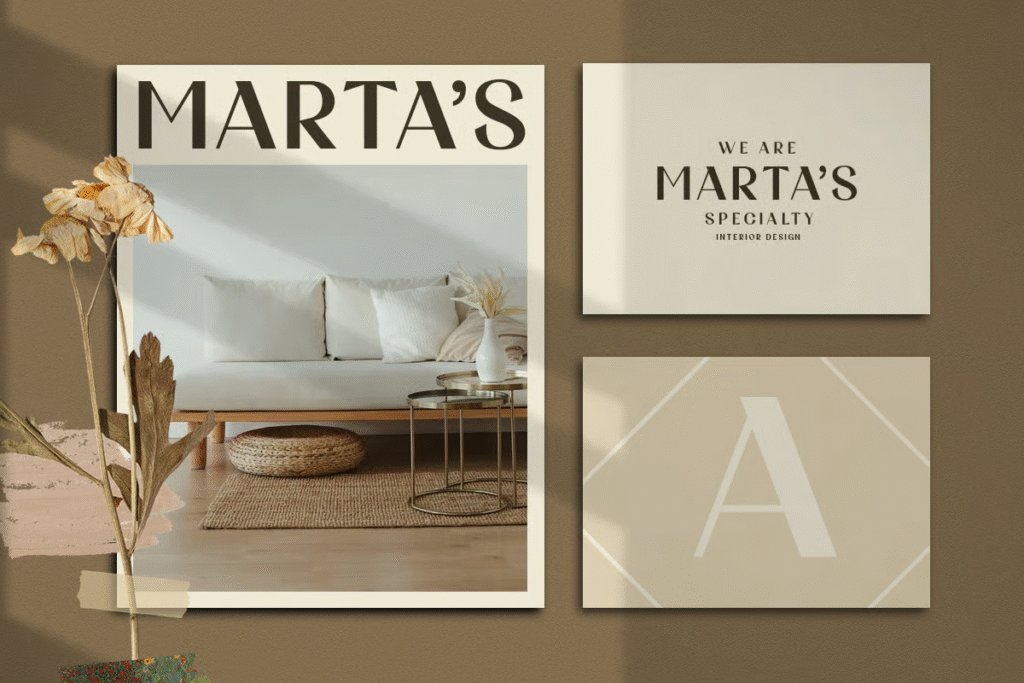 Guttie Typeface – sophisticated letterforms for stylish design projects